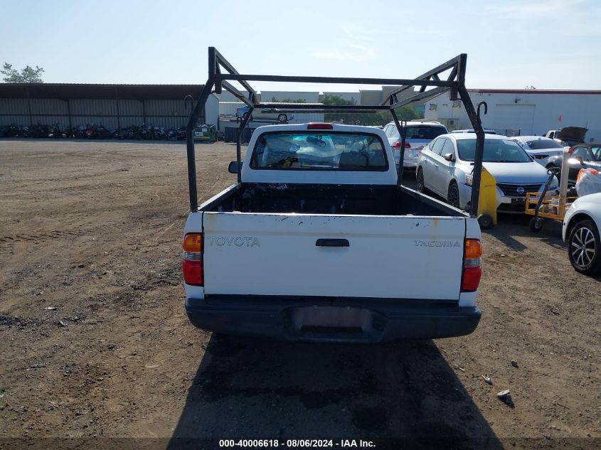 2001 Toyota Tacoma VIN: 5TENL42N21Z801608 Lot: 40006618