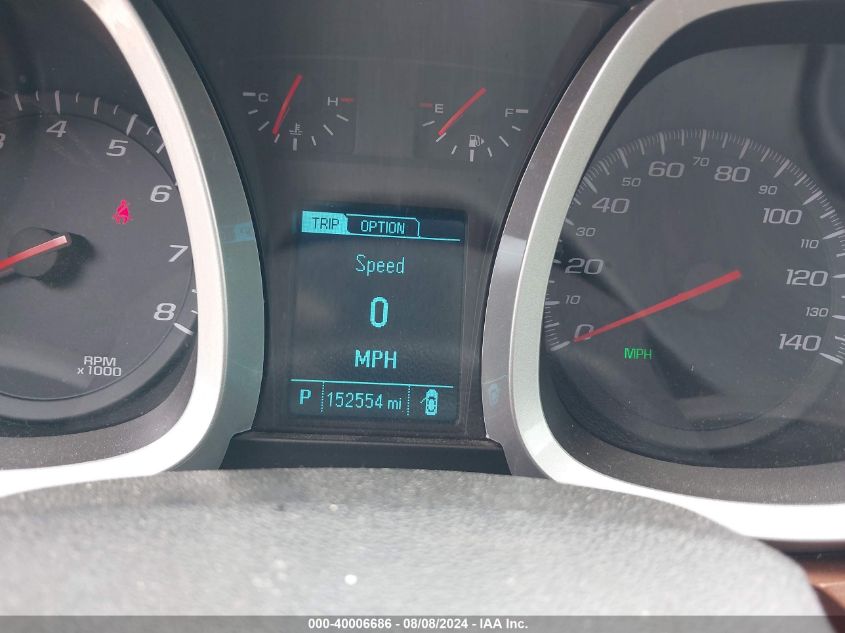 2016 Chevrolet Equinox Ltz VIN: 2GNFLGE34G6278955 Lot: 40006686