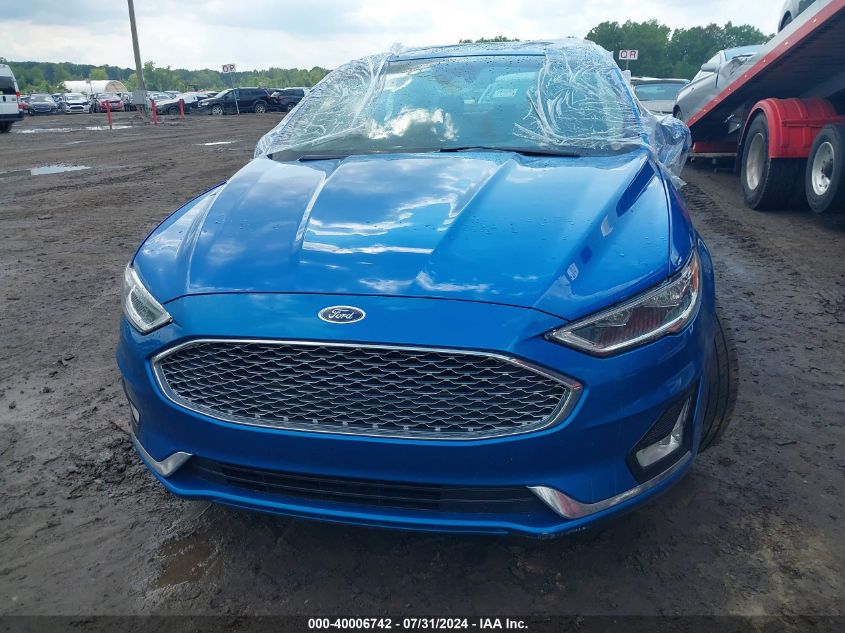 2019 Ford Fusion Titanium VIN: 3FA6P0K92KR172475 Lot: 40006742