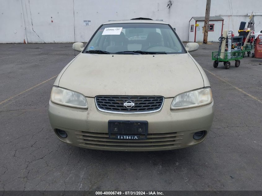2001 Nissan Sentra Gxe VIN: 3N1CB51D71L490479 Lot: 40006749