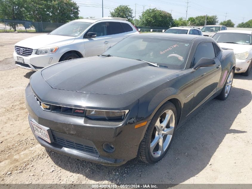 2015 Chevrolet Camaro 1Lt VIN: 2G1FD1E39F9307844 Lot: 40006789