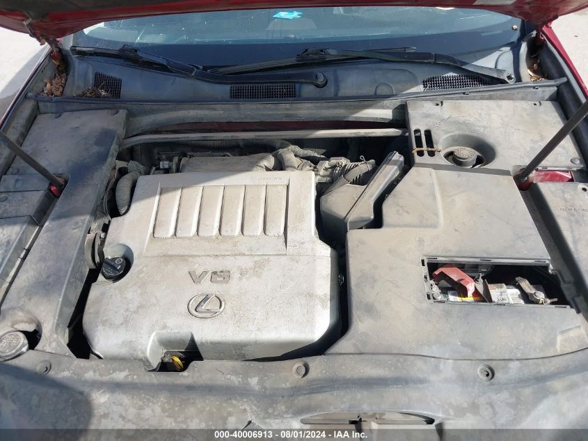 2009 Lexus Es 350 VIN: JTHBJ46GX92337535 Lot: 40006913