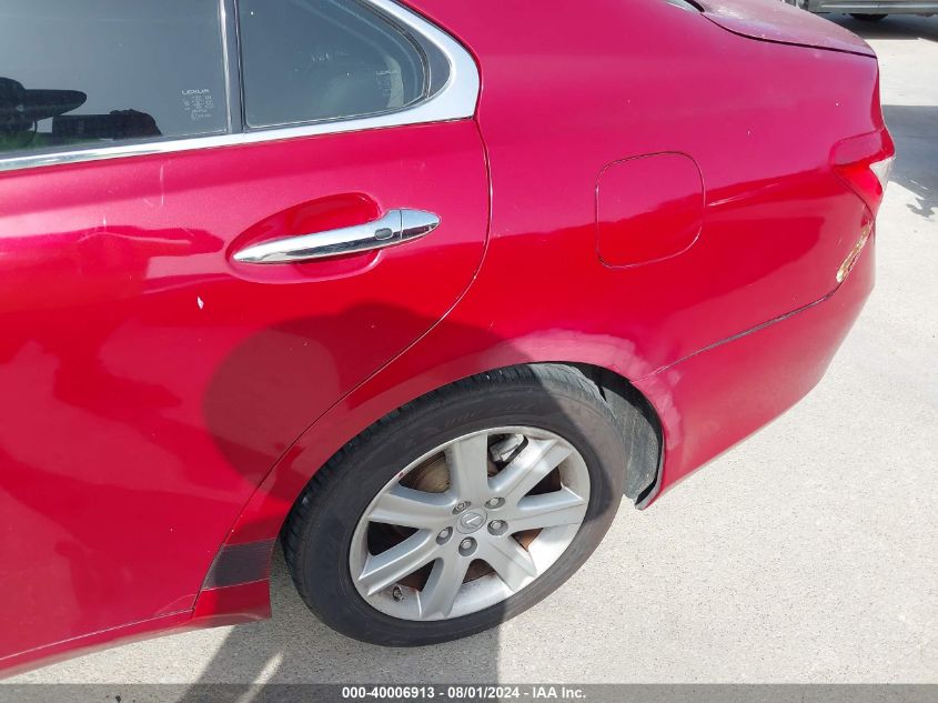 2009 Lexus Es 350 VIN: JTHBJ46GX92337535 Lot: 40006913