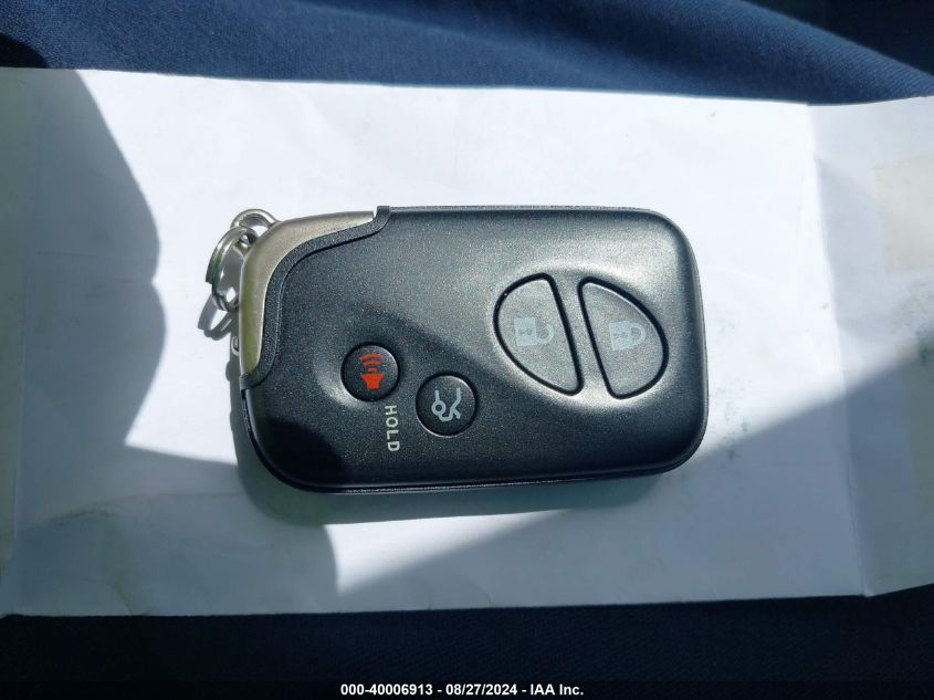 2009 Lexus Es 350 VIN: JTHBJ46GX92337535 Lot: 40006913