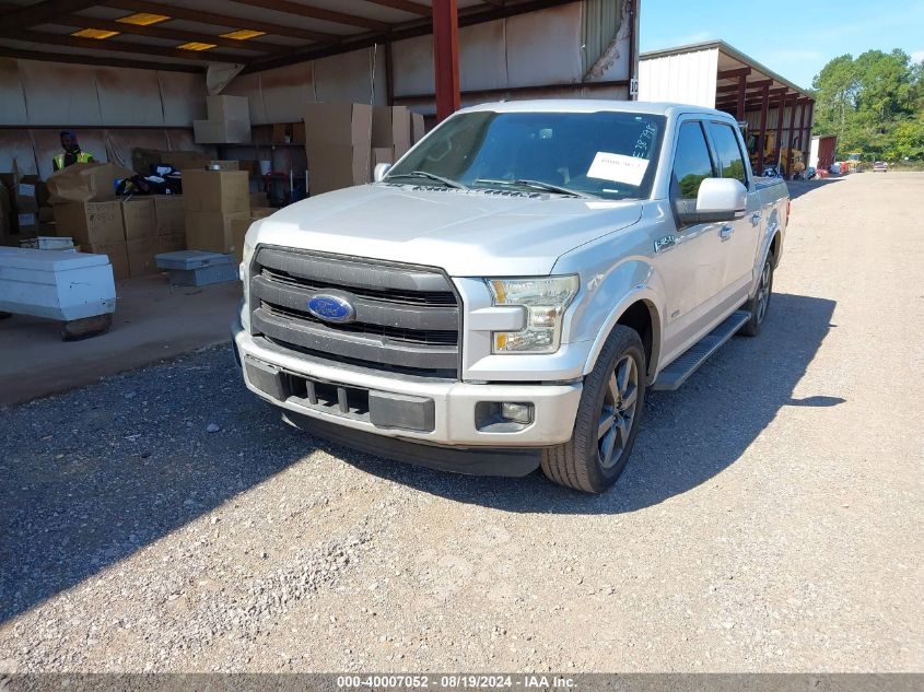 2016 Ford F-150 Lariat VIN: 1FTEW1CGXGKE38798 Lot: 40710102