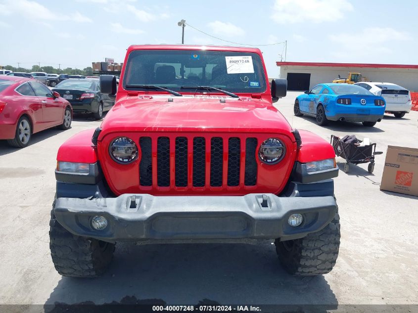 2021 Jeep Gladiator Texas Trail 4X4 VIN: 1C6HJTAG3ML551158 Lot: 40007248