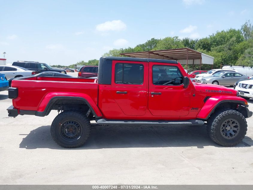 2021 Jeep Gladiator Texas Trail 4X4 VIN: 1C6HJTAG3ML551158 Lot: 40007248