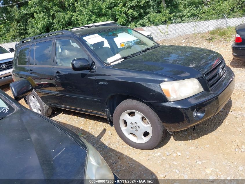 2004 Toyota Highlander Limited V6 VIN: JTEDP21A240028335 Lot: 40007250