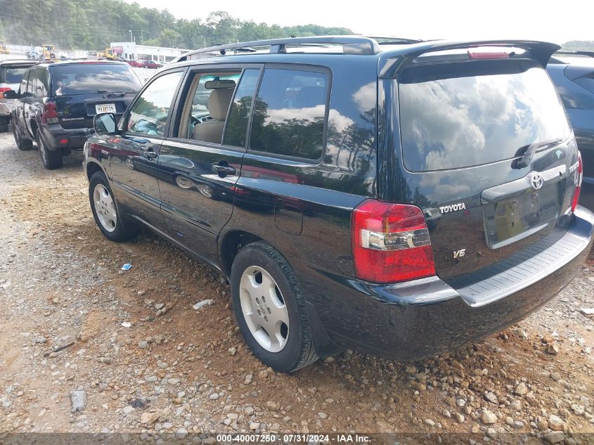 2004 Toyota Highlander Limited V6 VIN: JTEDP21A240028335 Lot: 40007250