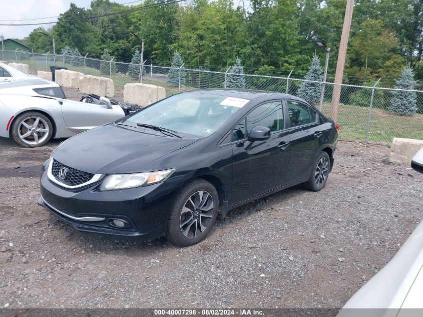 2013 Honda Civic Ex VIN: 19XFB2F86DE256945 Lot: 40007298