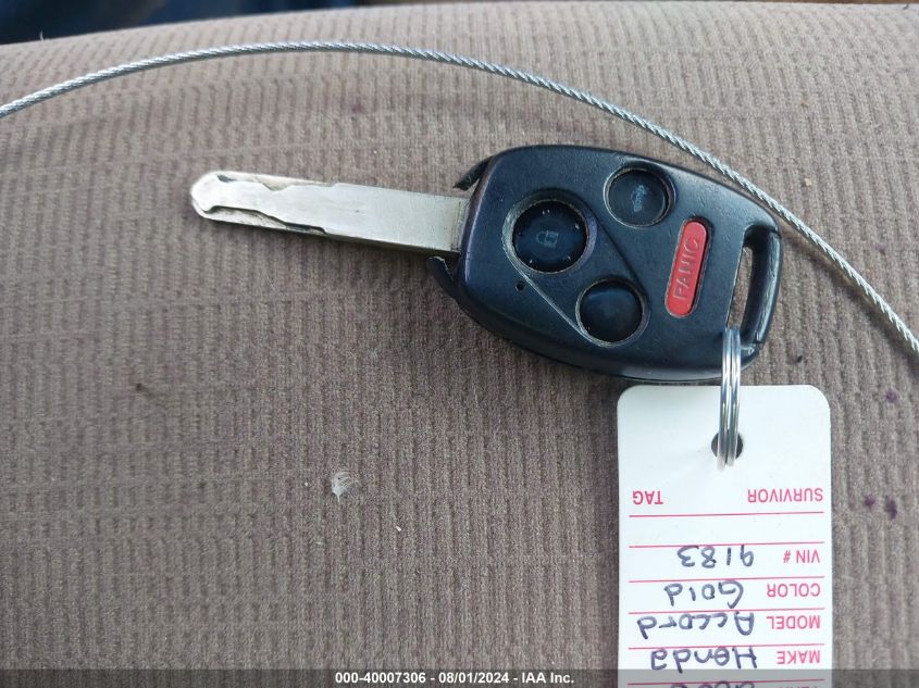 2006 Honda Accord 2.4 Lx VIN: 1HGCM56436A169183 Lot: 40007306