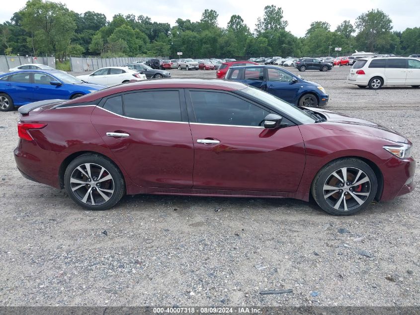 2017 Nissan Maxima 3.5 Sr VIN: 1N4AA6AP5HC408560 Lot: 40007318