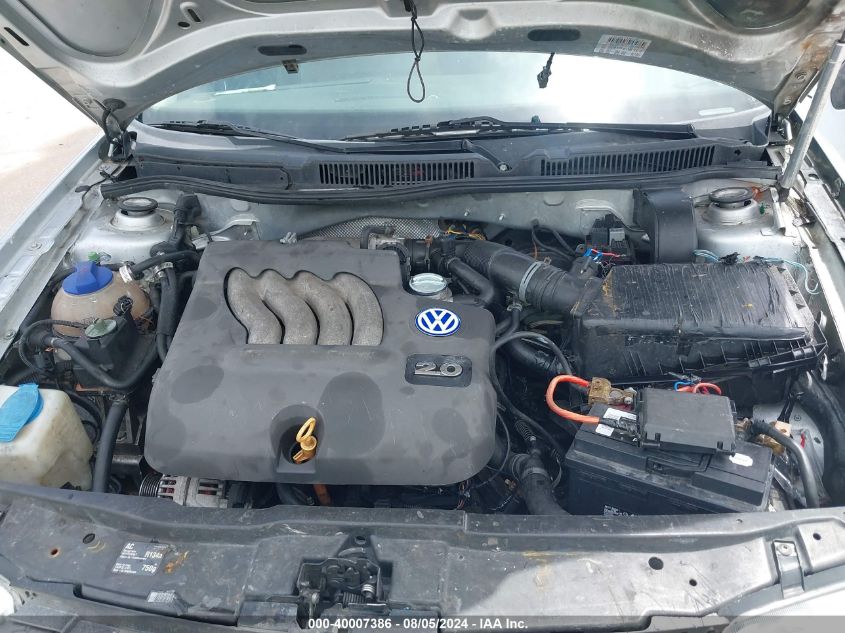 2002 Volkswagen Jetta VIN: 3VWSD69M72N167187 Lot: 40007386