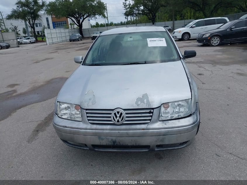 2002 Volkswagen Jetta VIN: 3VWSD69M72N167187 Lot: 40007386