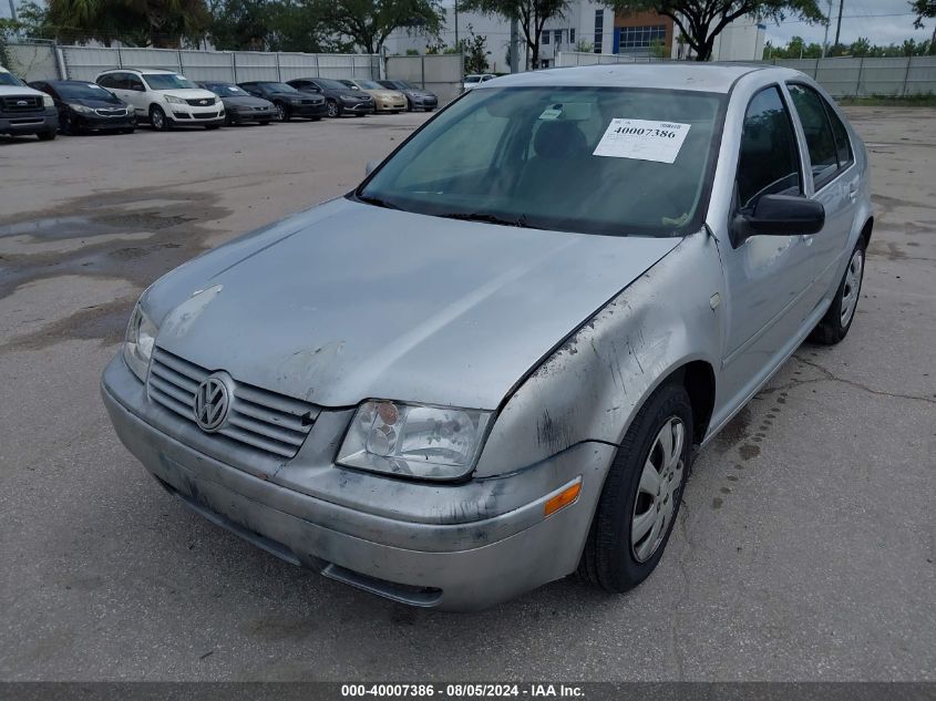2002 Volkswagen Jetta VIN: 3VWSD69M72N167187 Lot: 40007386