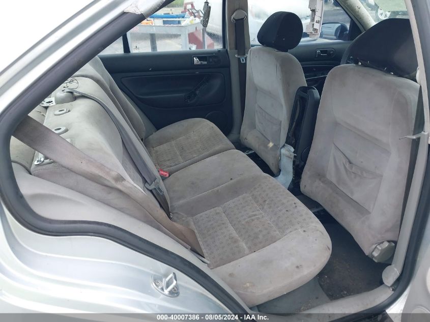 2002 Volkswagen Jetta VIN: 3VWSD69M72N167187 Lot: 40007386