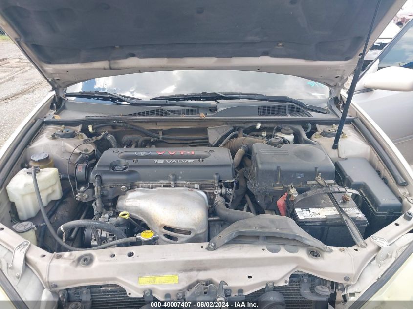 2004 Toyota Camry Le/Se/Std/Xle VIN: 4T1BE32K84U806320 Lot: 40007407