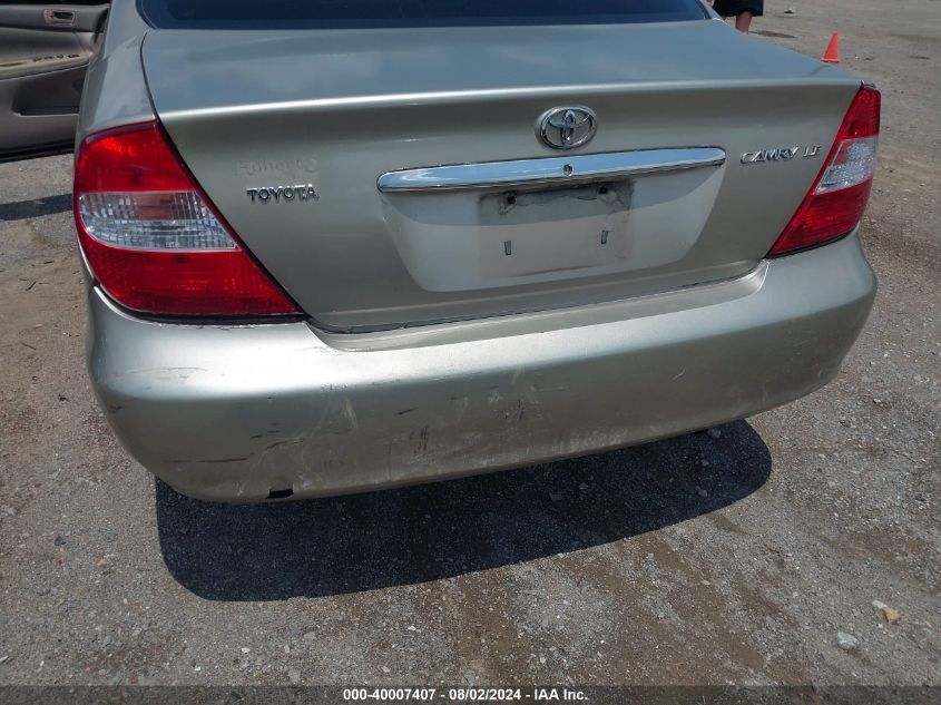 2004 Toyota Camry Le/Se/Std/Xle VIN: 4T1BE32K84U806320 Lot: 40007407