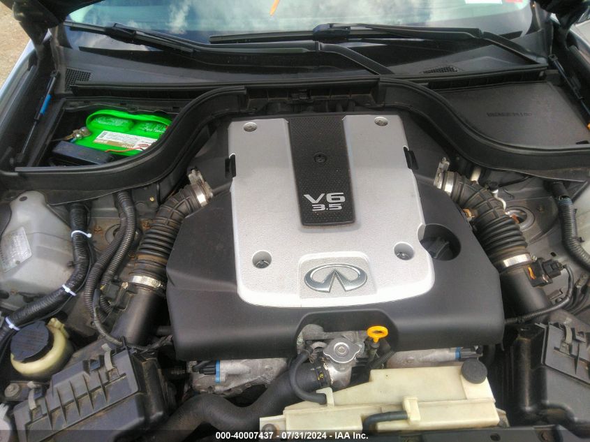 2008 Infiniti G35X VIN: JNKBV61F98M266233 Lot: 40007437