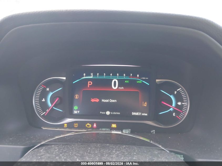 2019 Honda Pilot Ex-L VIN: 5FNYF5H52KB040101 Lot: 40007499