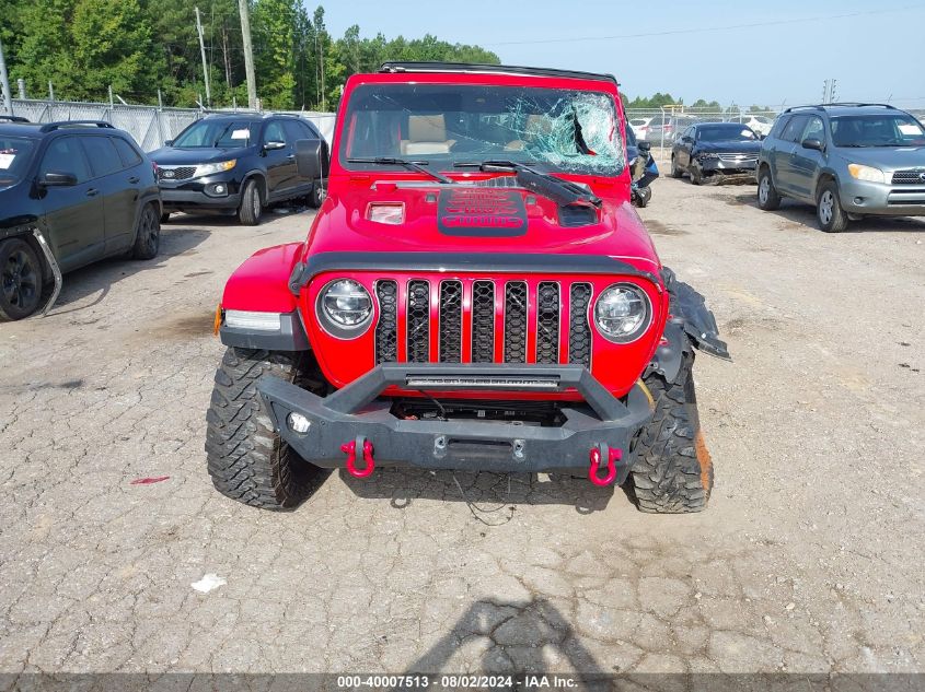 2020 Jeep Gladiator Rubicon 4X4 VIN: 1C6JJTBGXLL167165 Lot: 40007513