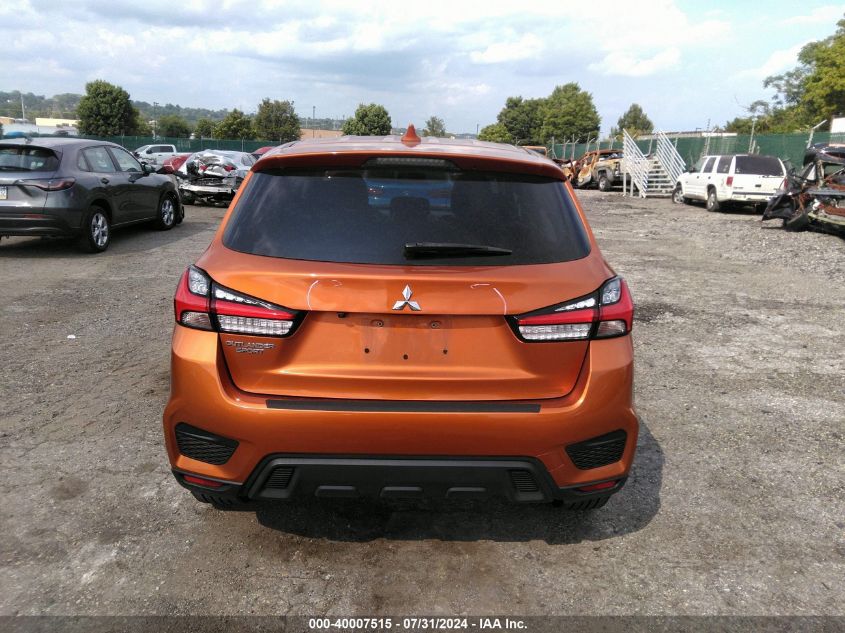 2020 Mitsubishi Outlander Sport 2.0 Es VIN: JA4AP3AU6LU030257 Lot: 40007515