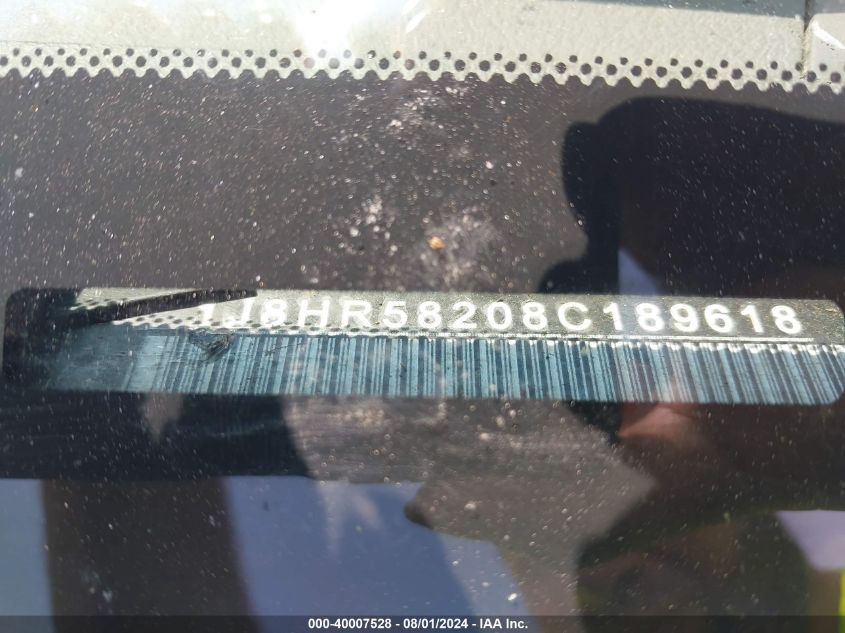 2008 Jeep Grand Cherokee Limited VIN: 1J8HR58208C189618 Lot: 40007528