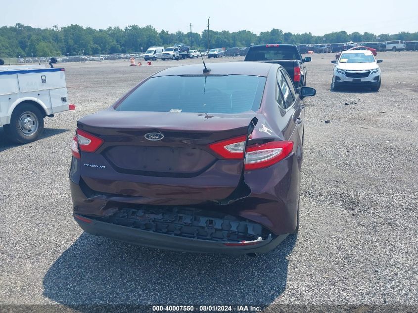 2013 Ford Fusion S VIN: 3FA6P0G76DR135407 Lot: 40007550