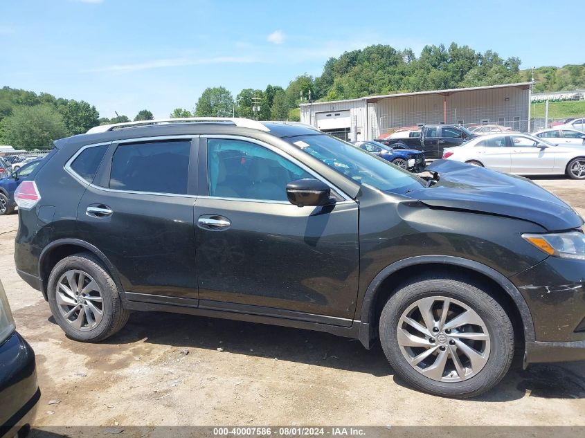 2015 Nissan Rogue Sl VIN: 5N1AT2MV2FC904948 Lot: 40007586