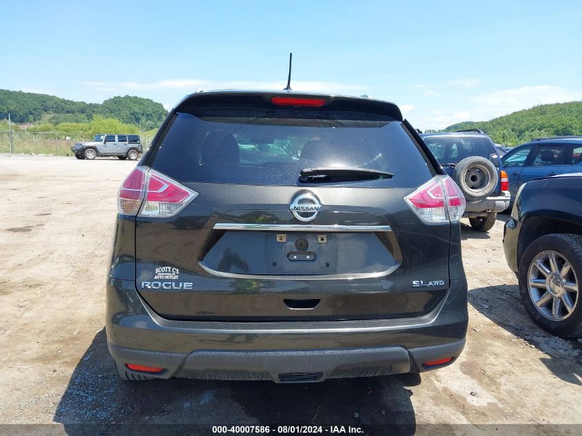 2015 Nissan Rogue Sl VIN: 5N1AT2MV2FC904948 Lot: 40007586