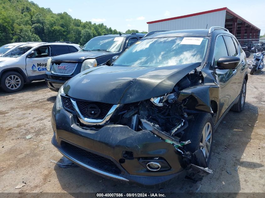 2015 Nissan Rogue Sl VIN: 5N1AT2MV2FC904948 Lot: 40007586