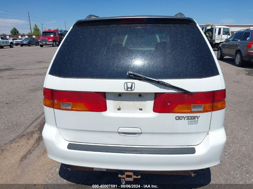 2003 Honda Odyssey Ex-L VIN: 5FNRL18963B011131 Lot: 40007591