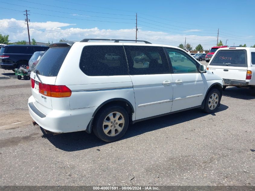 2003 Honda Odyssey Ex-L VIN: 5FNRL18963B011131 Lot: 40007591