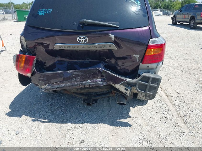 2008 Toyota Highlander Sport VIN: JTEES43A582008005 Lot: 40007611