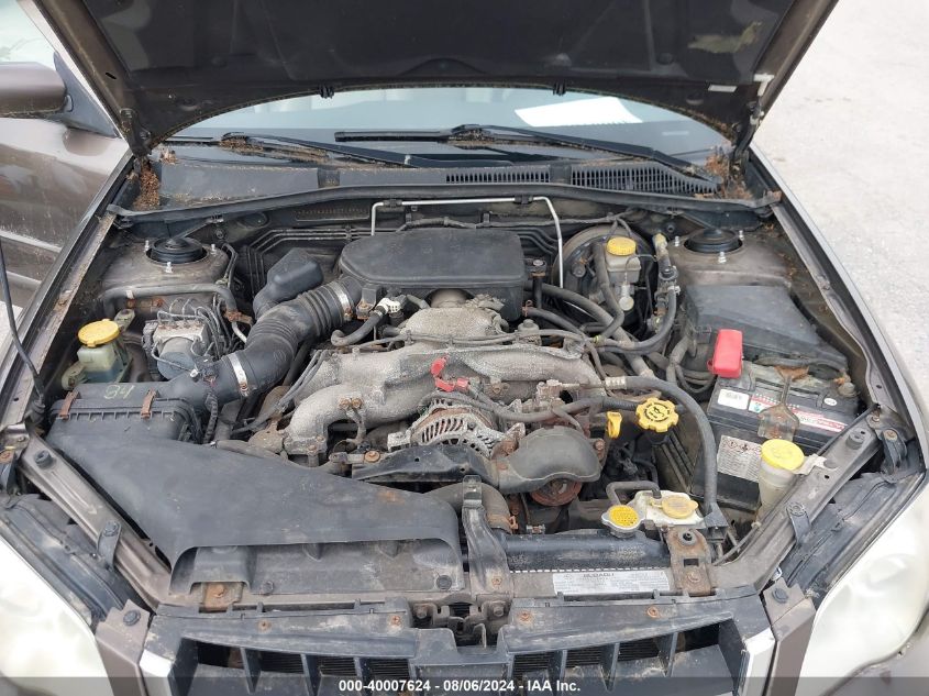 2008 Subaru Outback 2.5I Limited/2.5I Limited L.l. Bean Edition VIN: 4S4BP62C687308996 Lot: 40007624