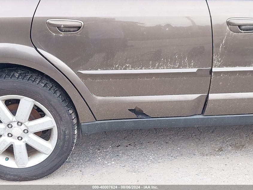 2008 Subaru Outback 2.5I Limited/2.5I Limited L.l. Bean Edition VIN: 4S4BP62C687308996 Lot: 40007624