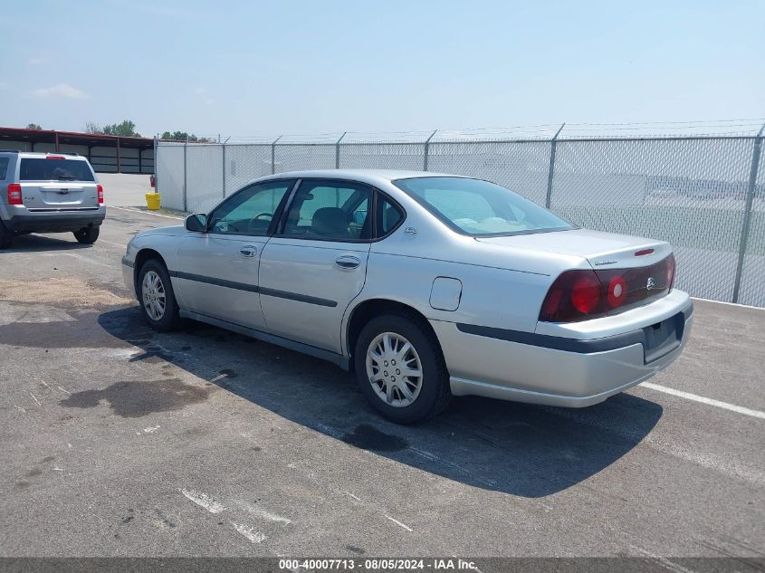 2G1WF52E649124664 | 2004 CHEVROLET IMPALA