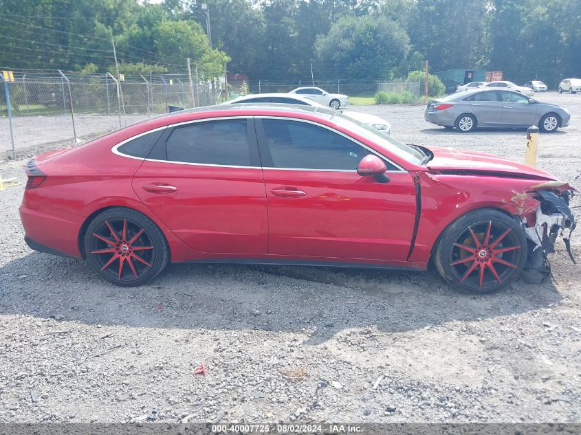 2020 Hyundai Sonata Limited VIN: 5NPEH4J2XLH000763 Lot: 40007725