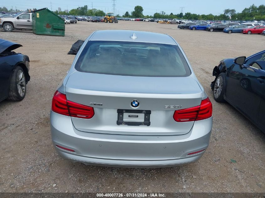 2018 BMW 320I xDrive VIN: WBA8A3C59JA505956 Lot: 40007726