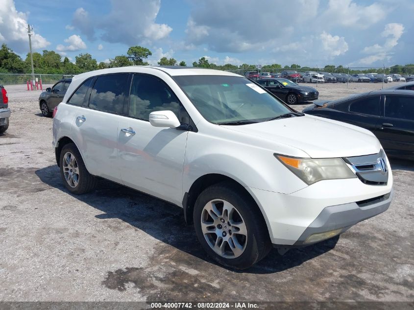 2HNYD28417H513677 2007 Acura Mdx Technology