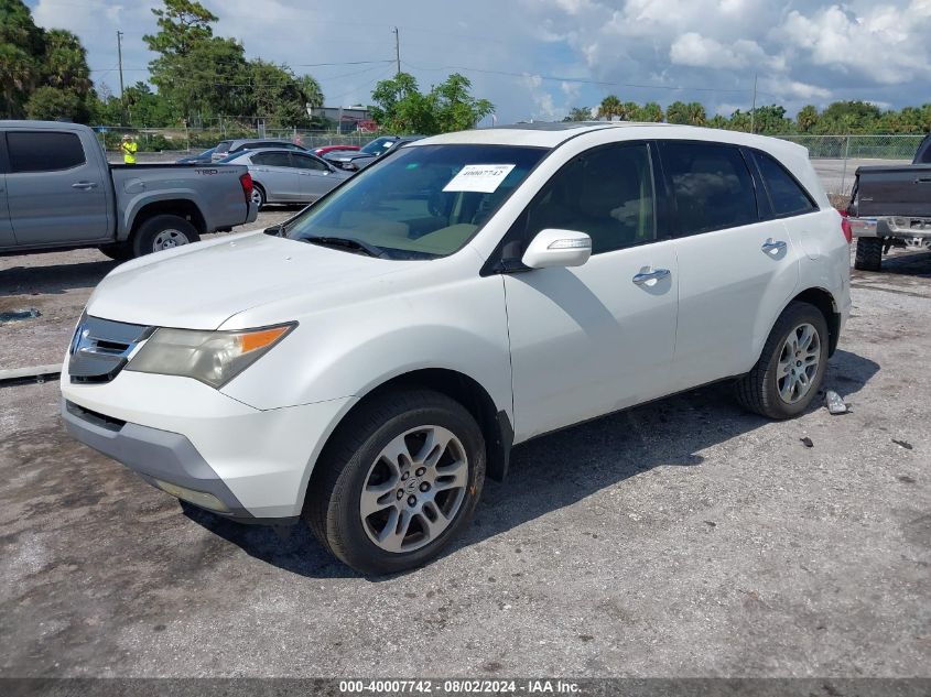 2HNYD28417H513677 2007 Acura Mdx Technology