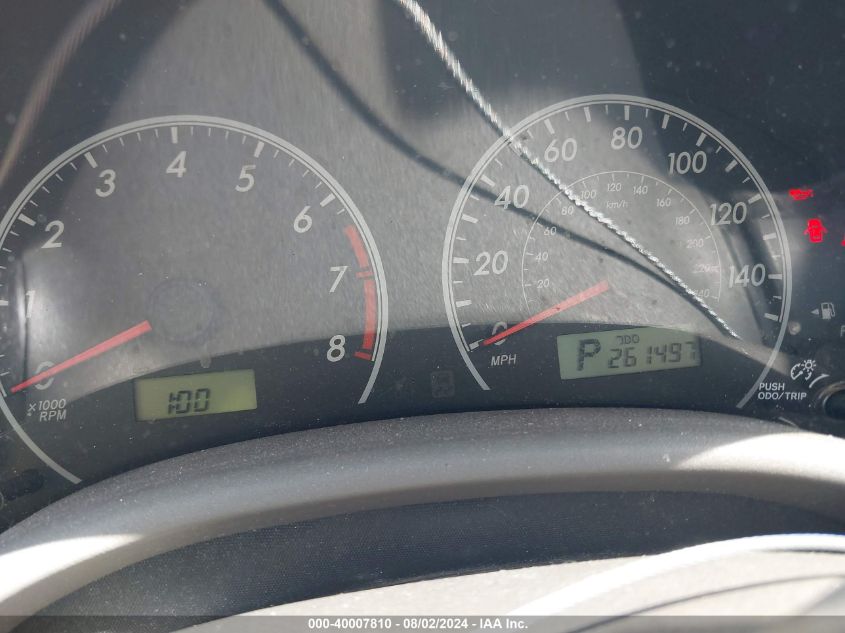 2009 Toyota Corolla Le VIN: 2T1BU40E59C130987 Lot: 40007810