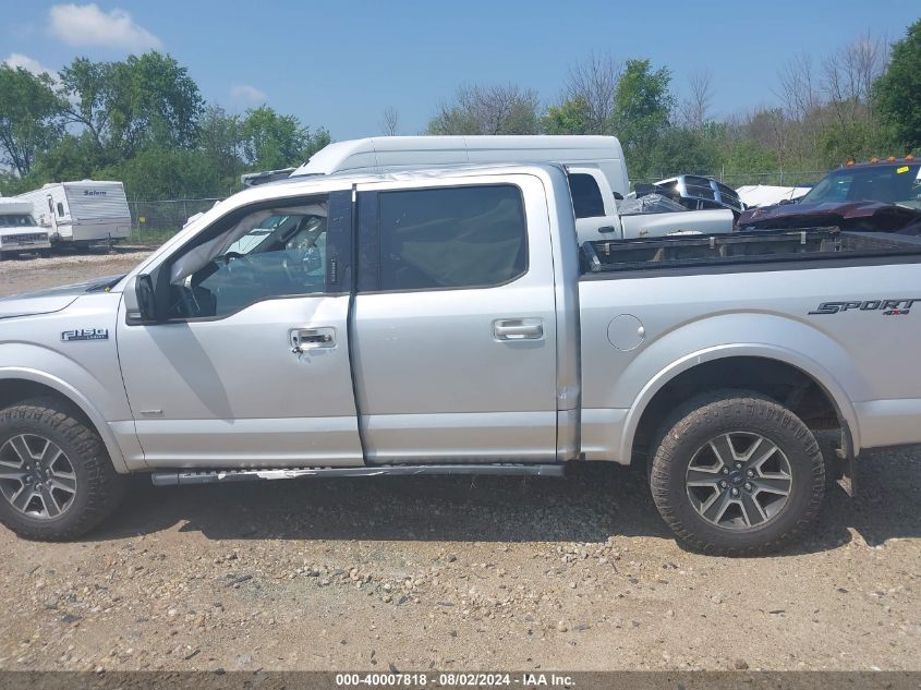 2016 Ford F-150 Lariat VIN: 1FTEW1EG8GKE92159 Lot: 40007818