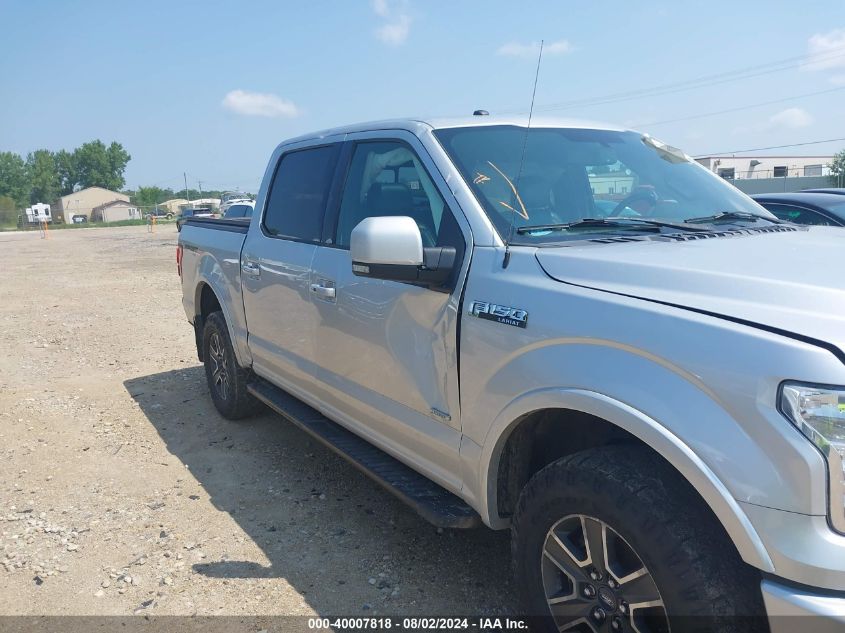 2016 Ford F-150 Lariat VIN: 1FTEW1EG8GKE92159 Lot: 40007818