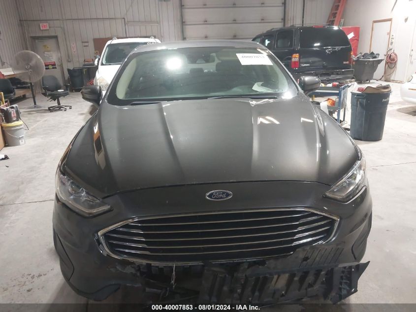 2019 Ford Fusion Se VIN: 3FA6P0H77KR123312 Lot: 40007853