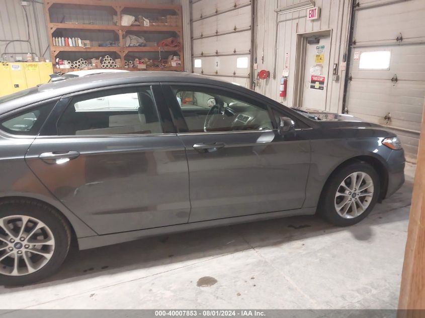 2019 Ford Fusion Se VIN: 3FA6P0H77KR123312 Lot: 40007853