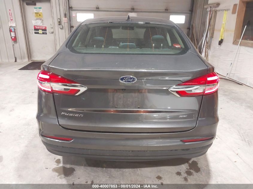 2019 Ford Fusion Se VIN: 3FA6P0H77KR123312 Lot: 40007853