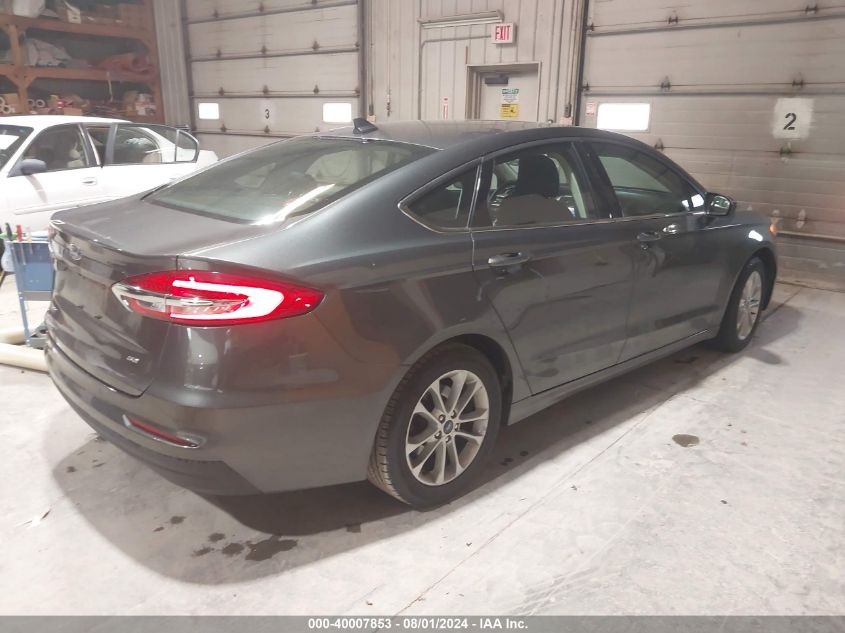 2019 Ford Fusion Se VIN: 3FA6P0H77KR123312 Lot: 40007853