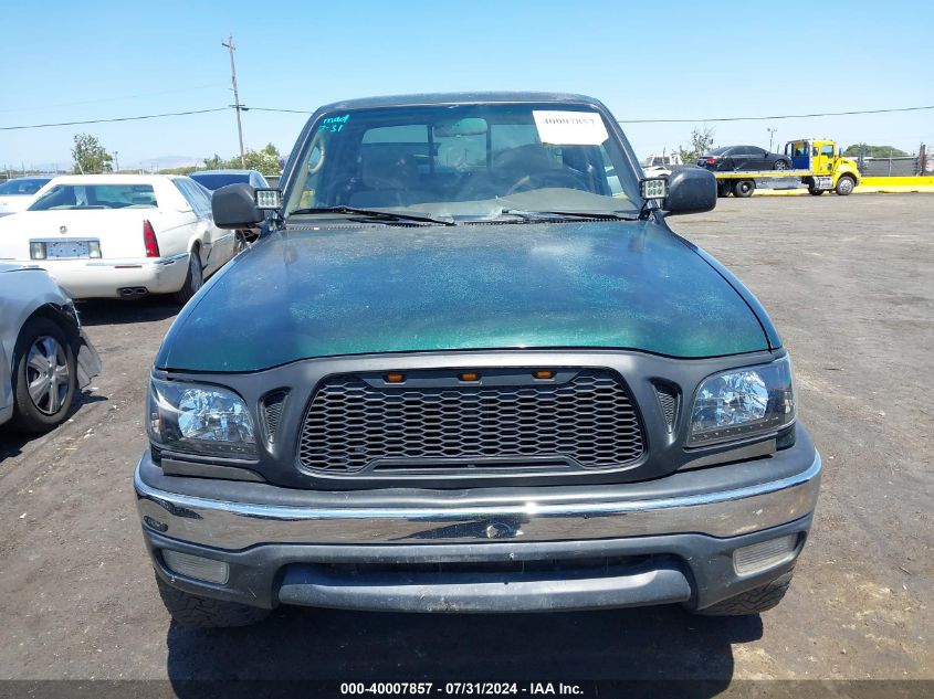 2001 Toyota Tacoma Base V6 VIN: 5TEWN72N21Z751325 Lot: 40007857