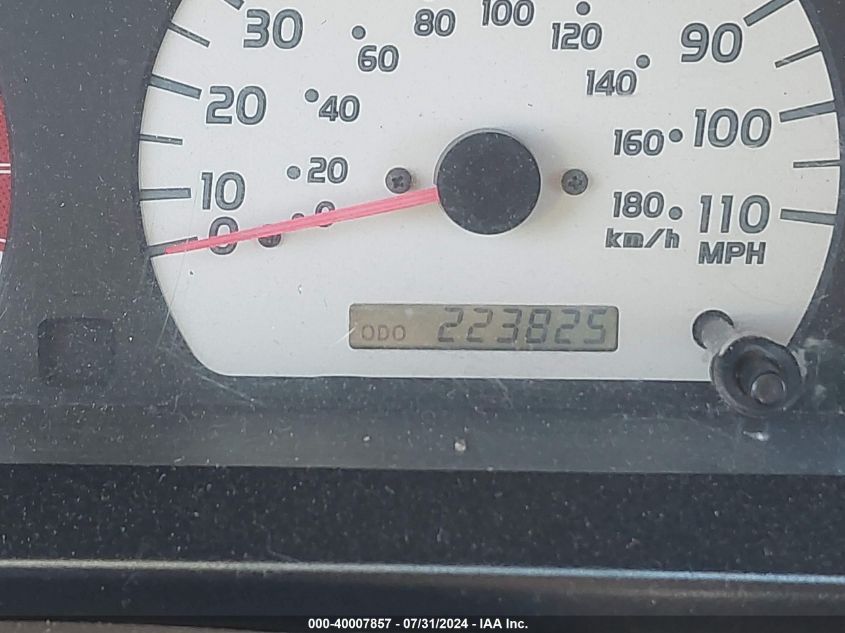 2001 Toyota Tacoma Base V6 VIN: 5TEWN72N21Z751325 Lot: 40007857